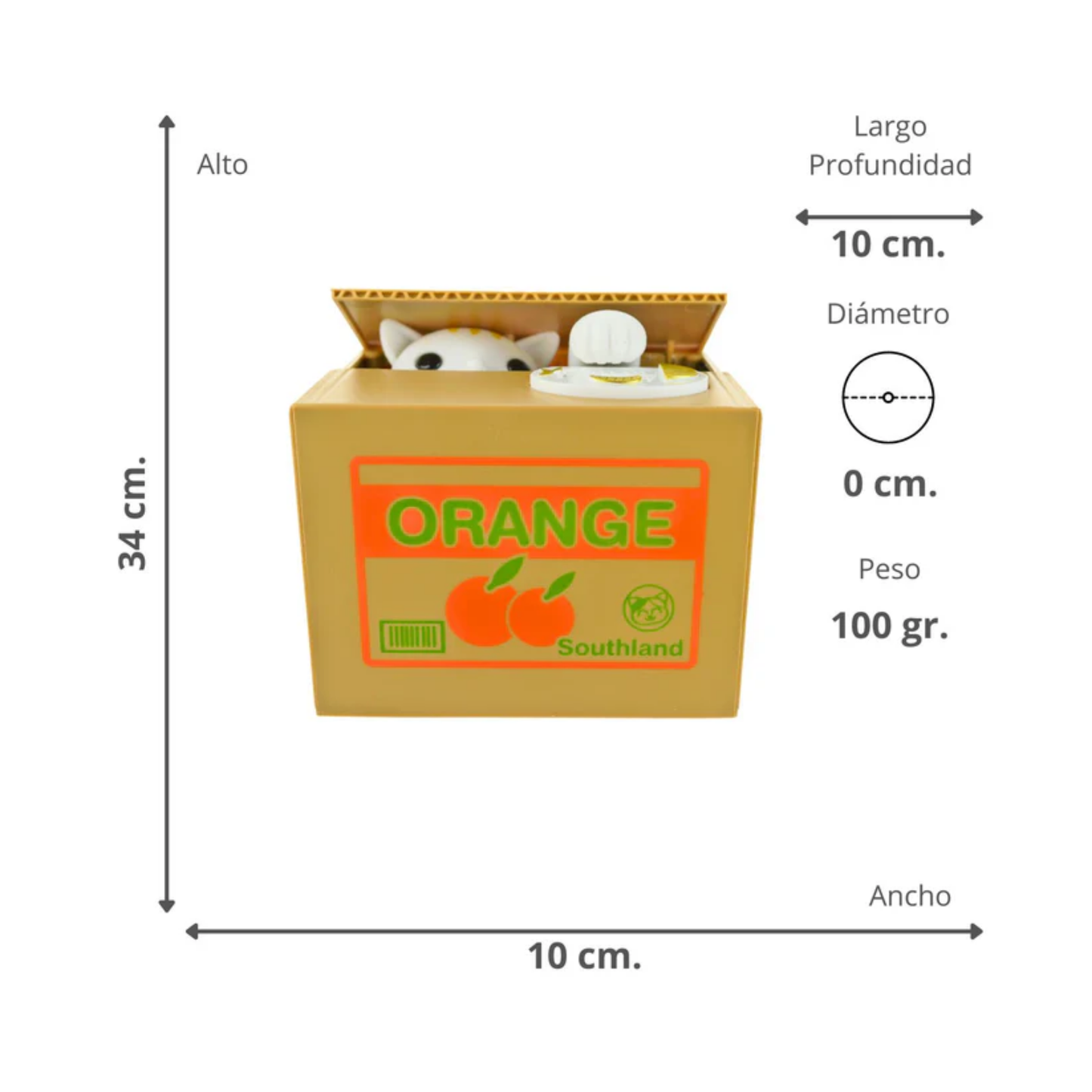 Gatito Guardián™ Alcancía de Gato