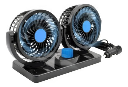 VentiCar Doble™ - Ventilador Para Auto